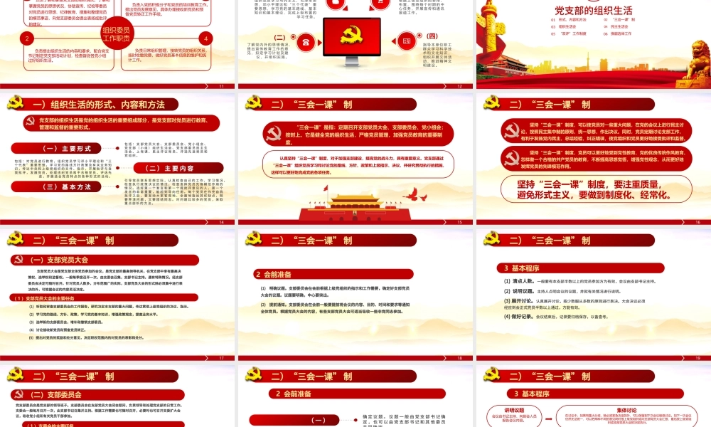 简洁党建风新时期基层党建工作报告指南PPT.pptx