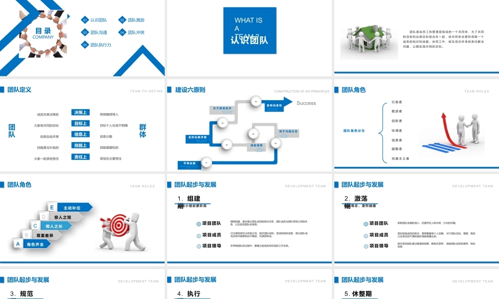 蓝色人物团队建设与管理.pptx