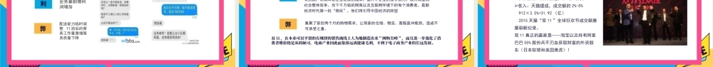 孟菲斯风格双十一演讲比赛PPT模板.pptx