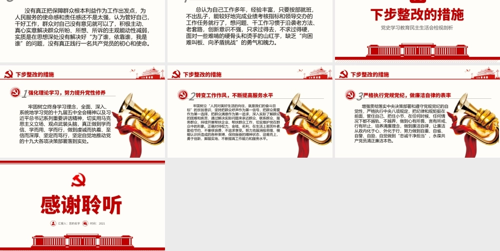 民主生活会检视剖析.pptx