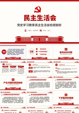民主生活会检视剖析.pptx