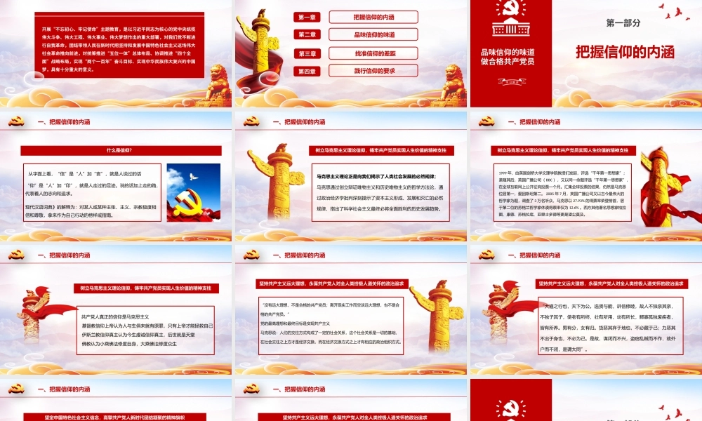 品味信仰的力量做合格共产党员.pptx
