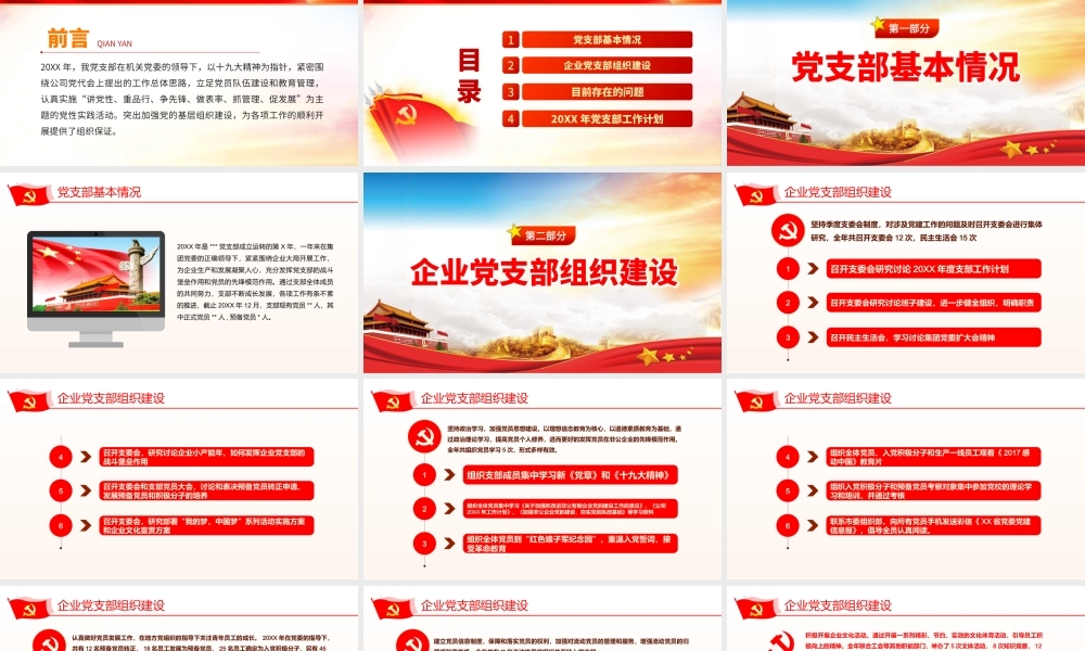 企业党支部年终总结.pptx