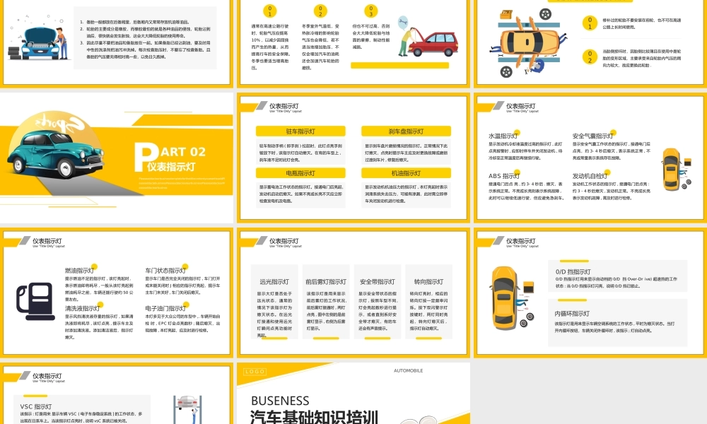 汽车知识培训课件PPT .PPTX