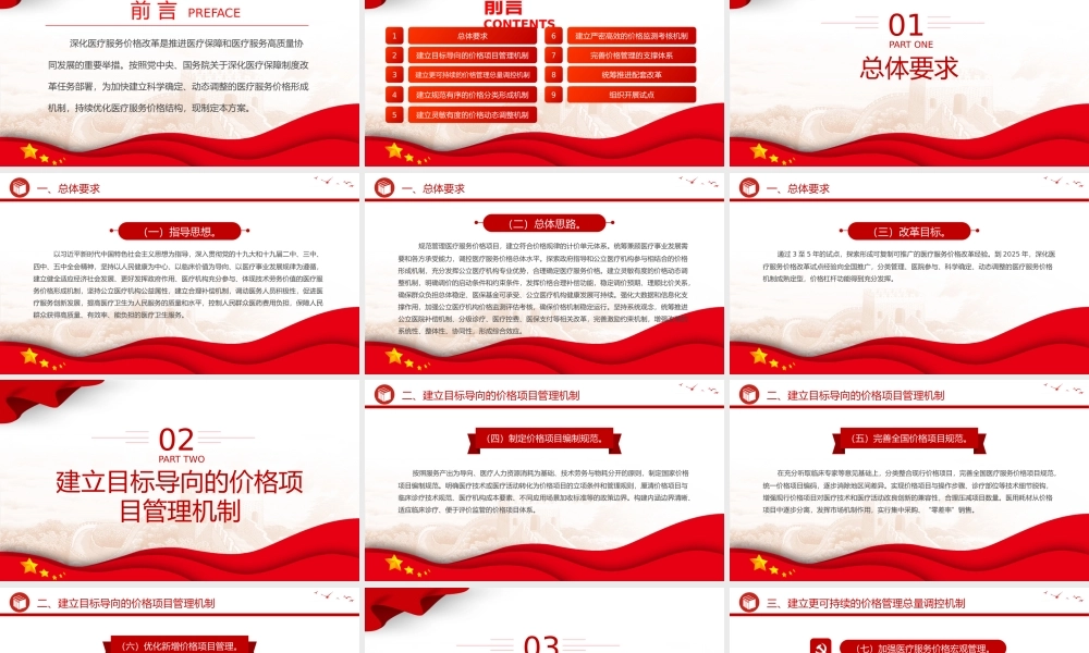 深化医疗服务价格改革试点方案PPT创意简洁风医疗保障和医疗服务专题课件.pptx