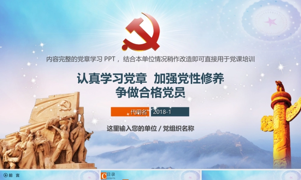 学习党章党规党支部党委两学一做做合格党员PPT.ppt