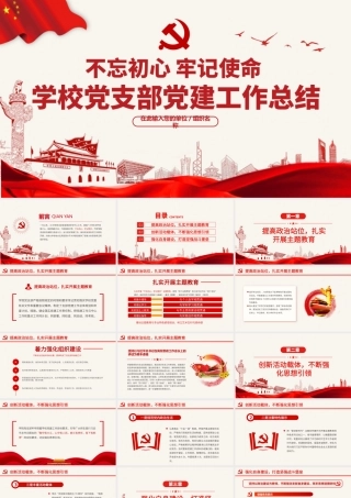 2019年党建工作总结（高校党支部）.pptx