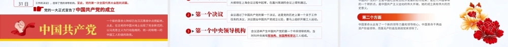 2021感受觉醒年代PPT建党一百周年党史学习教育党政知识专题辅导.pptx