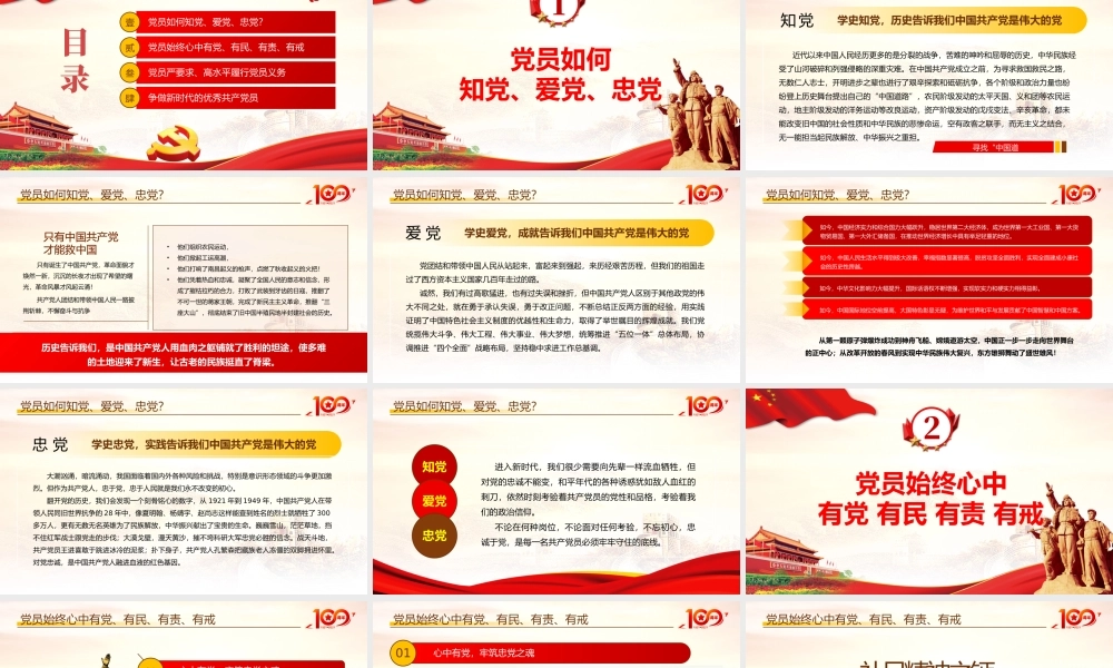 2021学党史增党性作表率争做新时代优秀共产党党员党课PPT课件.pptx