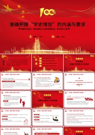 2021准确把握学史增信的内涵与要求党史辅导专题党课PPT.pptx