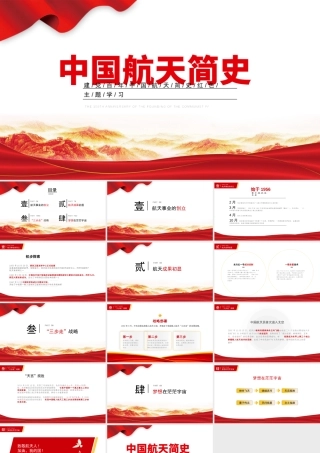 2021中国航天事简史航天事业创立及发展重要里程牌ppt.pptx