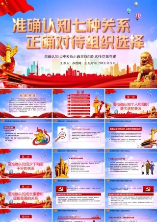 大气党建风准确认知七种关系正确对待组织选择.pptx