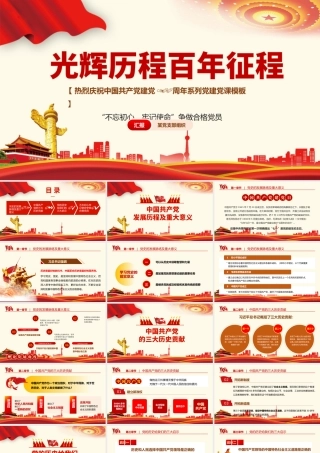 热烈庆祝中国共产党建党一百周年.pptx