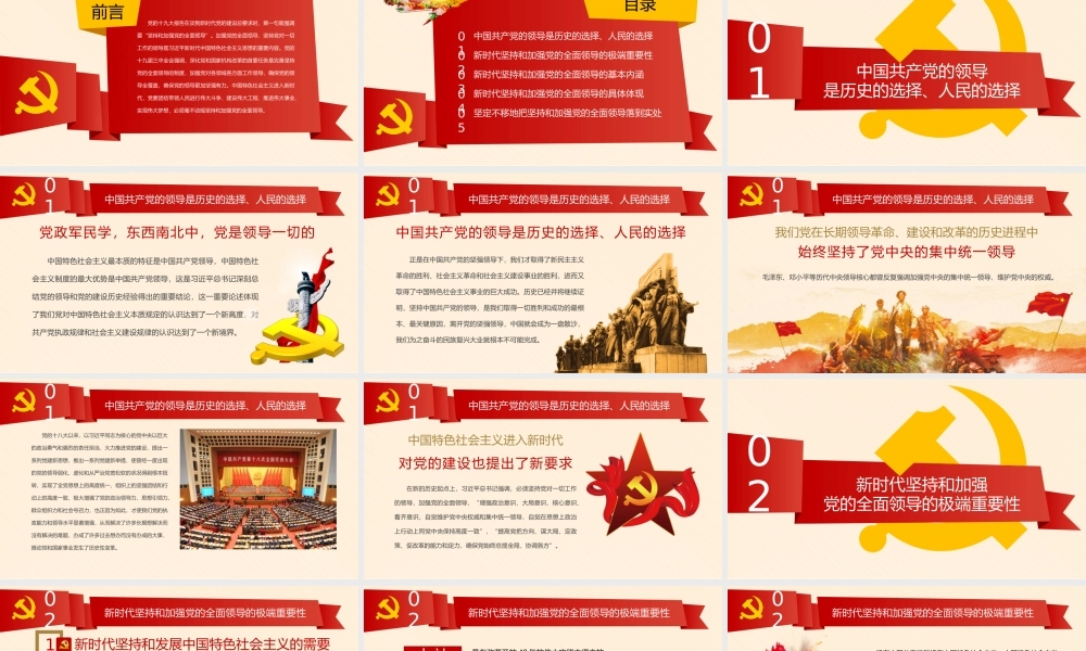新时代坚持和加强党的全面领导.pptx