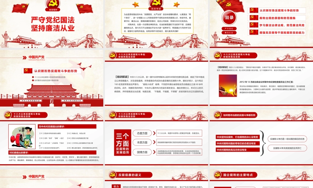 严守党纪国法坚持廉洁从业PPT.pptx