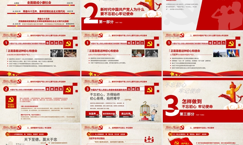 原创2019第二批不忘初心主题教育专题党课-版权可商用.pptx