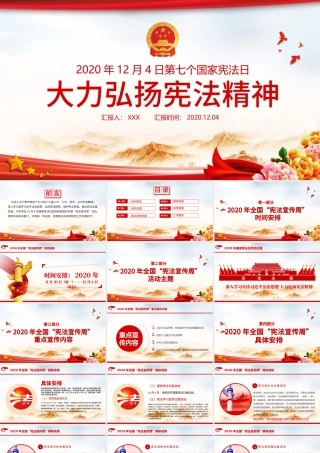 淡蓝色党建风国家宪法日宪法宣传周工作方案法制宣传教育党课ppt.pptx