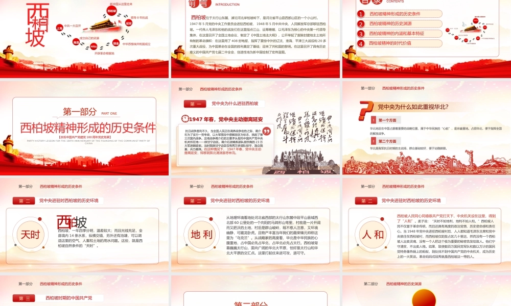 1949新中国从这里走来PPT赶考精神西柏坡精神的内涵和时代价值专题党课课件.pptx