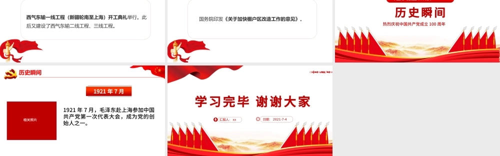 2021党史百年天天读PPT庆祝建党100周年专题党课课件.pptx