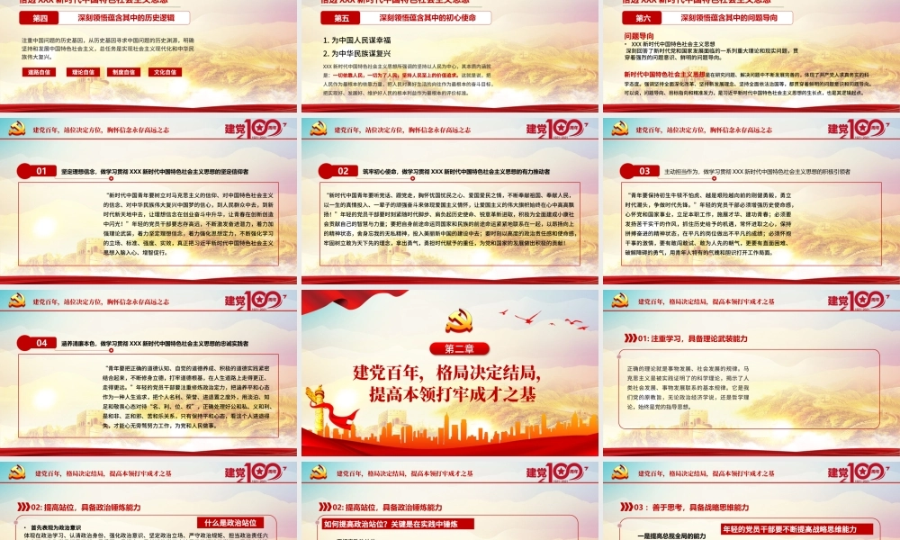 2021风雨苍黄百年路高歌奋进新时代PPT七一建党节热烈庆祝中国共产党成立100周年专题党课.pptx