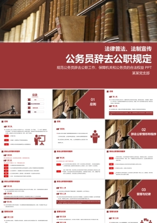 2021公务员辞去公职规定PPT学习解读党课课件.pptx