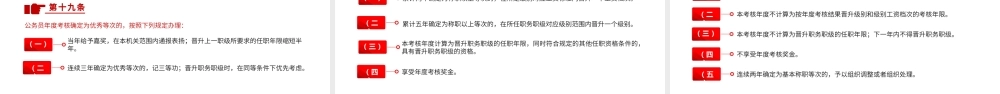 2021公务员考核规定德才表现工作业绩评价红色党政工作PPT模板.pptx