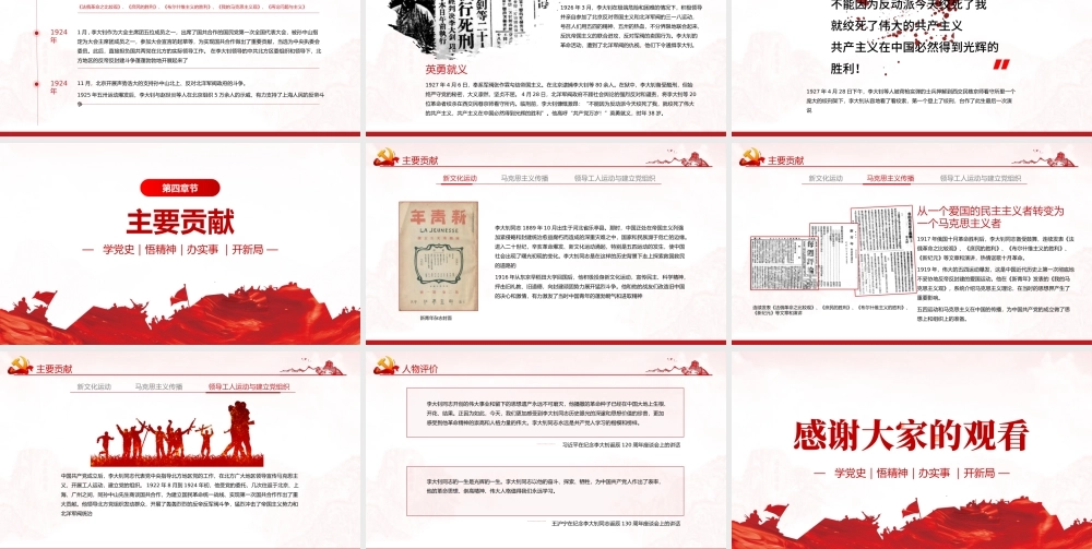 2021红色人物介绍之中国革命的“播火者”—李大钊PPT热烈庆祝中国共产党建党100周年专题党课.pptx