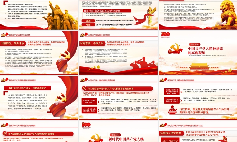2021七一重要讲话弘扬伟大建党精神.pptx