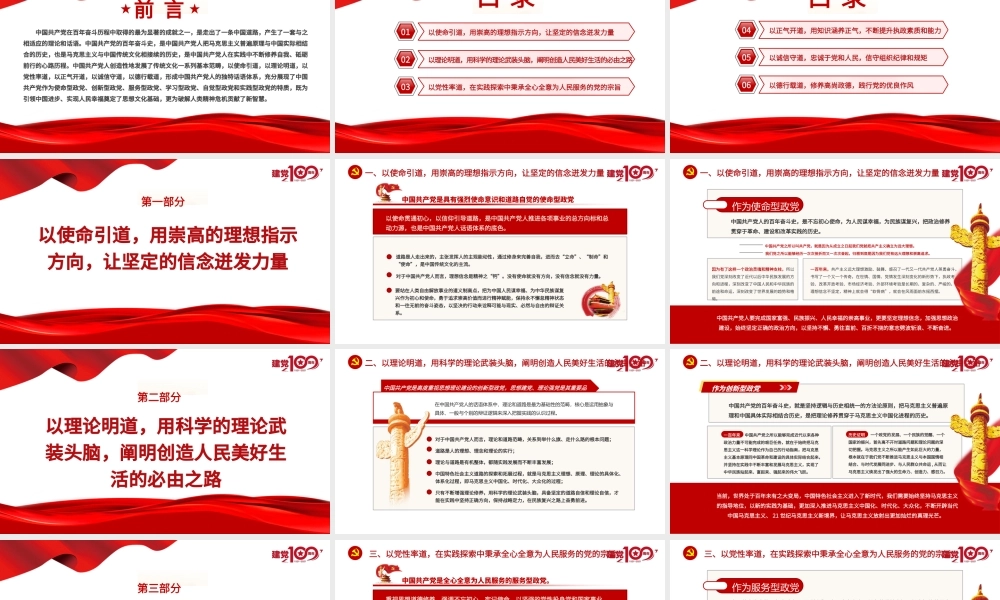 2021中国道路是怎样走出来的-中国共产党人百年奋斗的心路历程PPT建党100周年党员教育培训专题党课课件.pptx