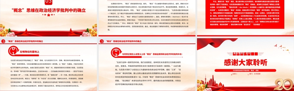 2022马克思政治经济学批判的“概念”思维PPT红色党政风深入学习《政治经济学批判》专题党课党建课件.pptx