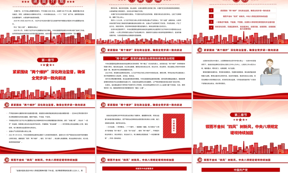 2022凝聚党心民心永葆生机活力PPT红色简洁新时代全面从严治党成就综述党建党课课件.pptx