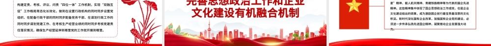 2022完善党的领导和国有公司治理有机融合PPT大气党建风党员干部学习教育专题党课党建课件.pptx