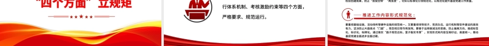 2022五基三化PPT红色简洁基层党建五基三化建设应知应会党员学习教育专题课件.pptx