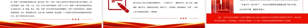 2022新时代10年青年教育的目标、任务与主要内容PPT大气党建风党员干部学习教育专题党课党建课件.pptx