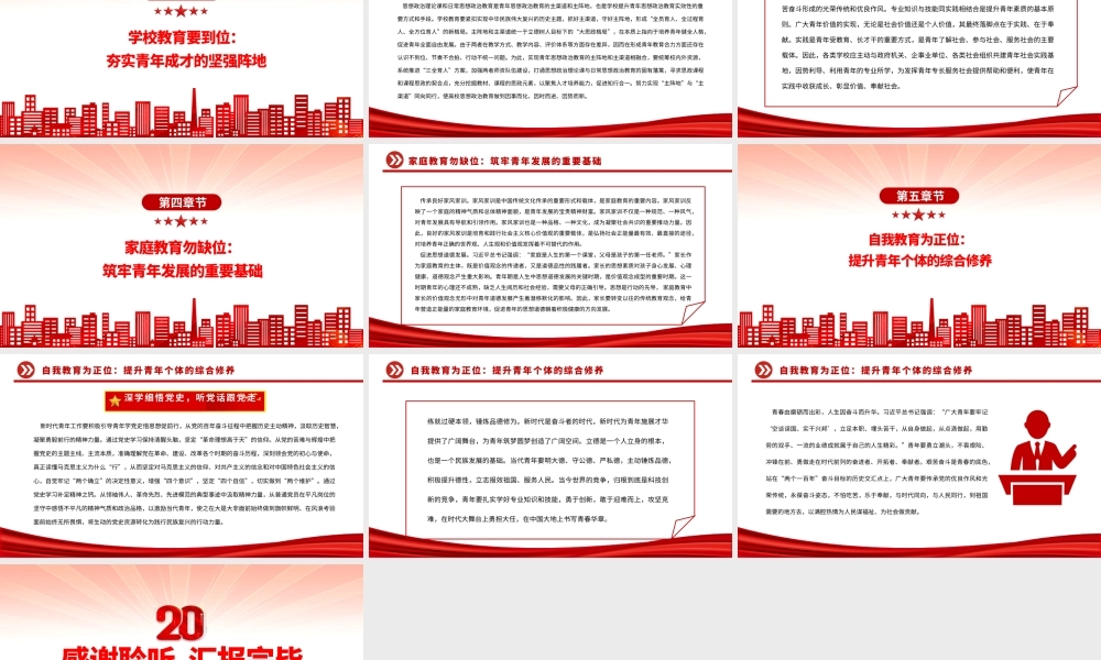 2023“五位一体”开创青年工作新局面PPT大气精美风党员干部学习教育专题党建课件.pptx