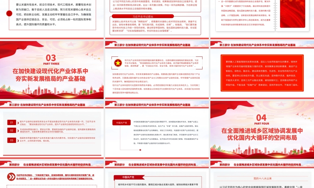 2023加快构建新发展格局的重大战略举措PPT大气精美风党员干部学习教育专题党课课件.pptx