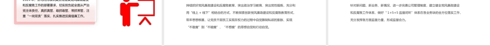 2023年度国有企业党风廉政建设工作总结PPT模板.pptx