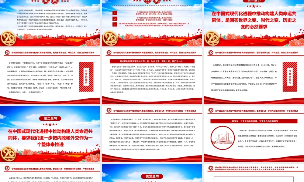 2023人类命运共同体在实践中进入新阶段PPT大气精美风党员干部学习教育专题党课课件.pptx