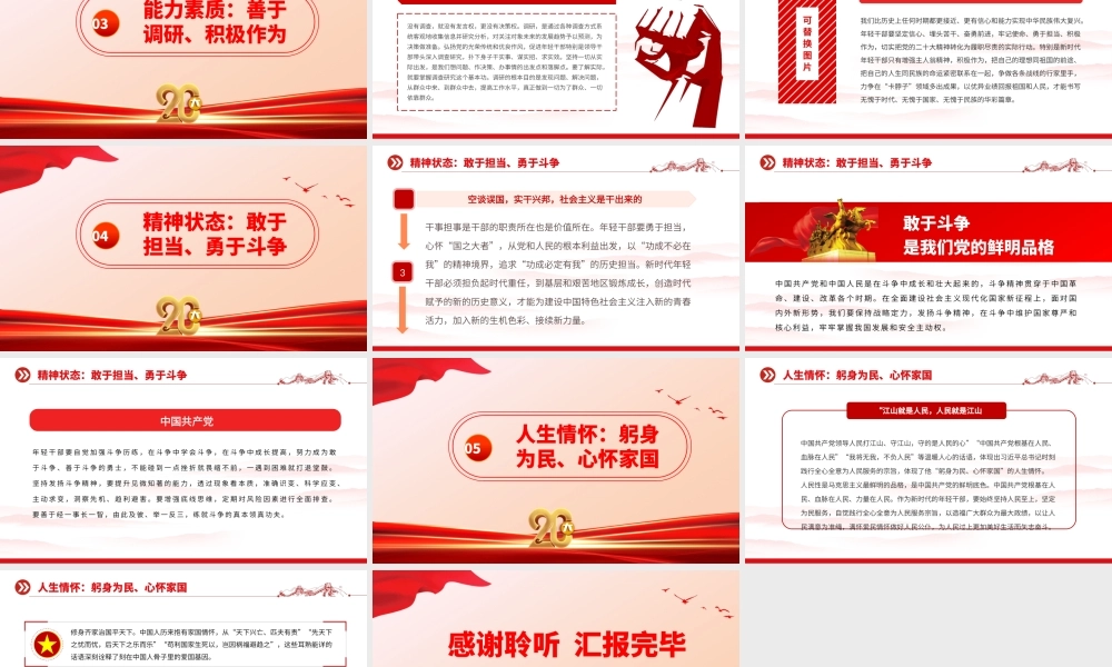 2023五个维度培养高素质年轻干部队伍PPT大气精美风党员干部学习教育专题党课课件.pptx
