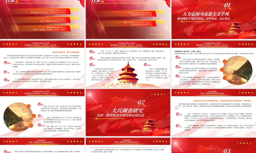 2023以更高标准更严要求更实举措带头扎实开展主题教育PPT党政风各省区市和副省级城市党委组织部开展主题教育综述专题党课课件.pptx