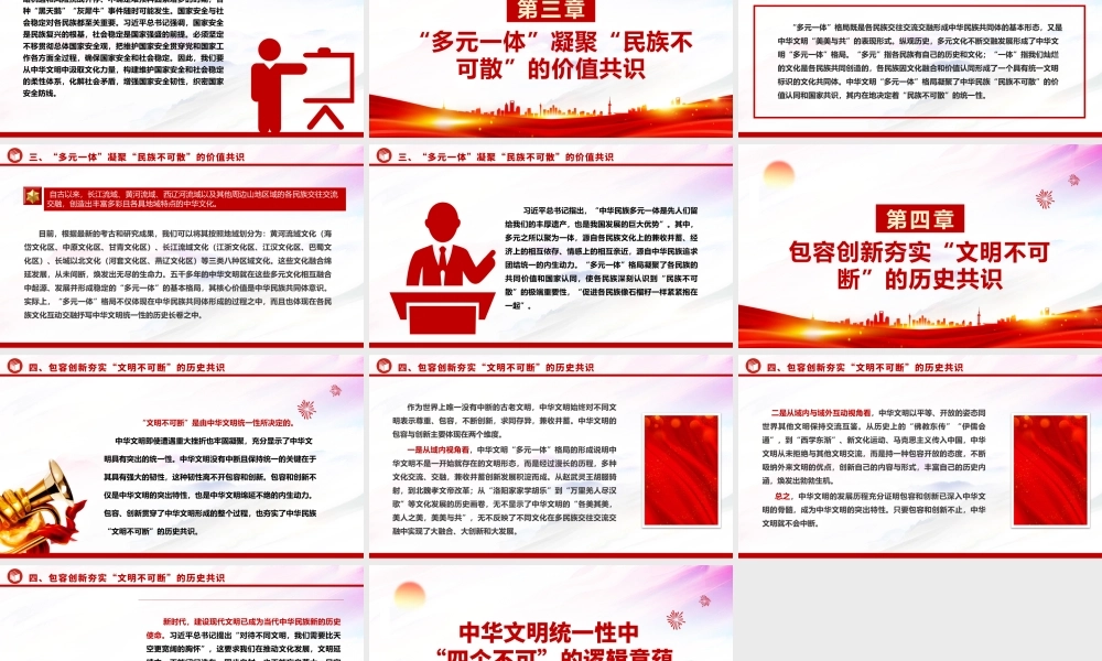2023中华文明统一性中“四个不可”的逻辑意蕴ppt精美大气推进中华民族现代文明和社会主义文化强国建设党组织党支部专题党课课件.pptx