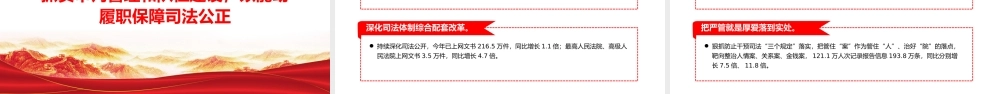 2024两会最高人民法院工作报告PPT大气简洁两会学习微党课.pptx