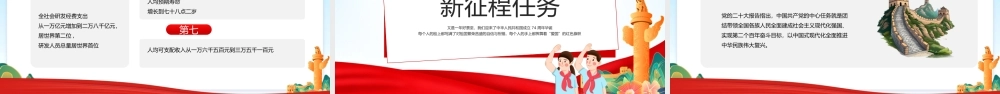 2024年建国75周年纪念日PPT创意精美热烈庆祝新中国成立75周年党课下载.pptx