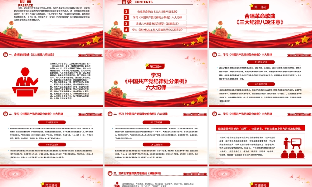 2024医院党纪学习教育PPT道德讲堂树医廉党纪学习筑防线党课.pptx