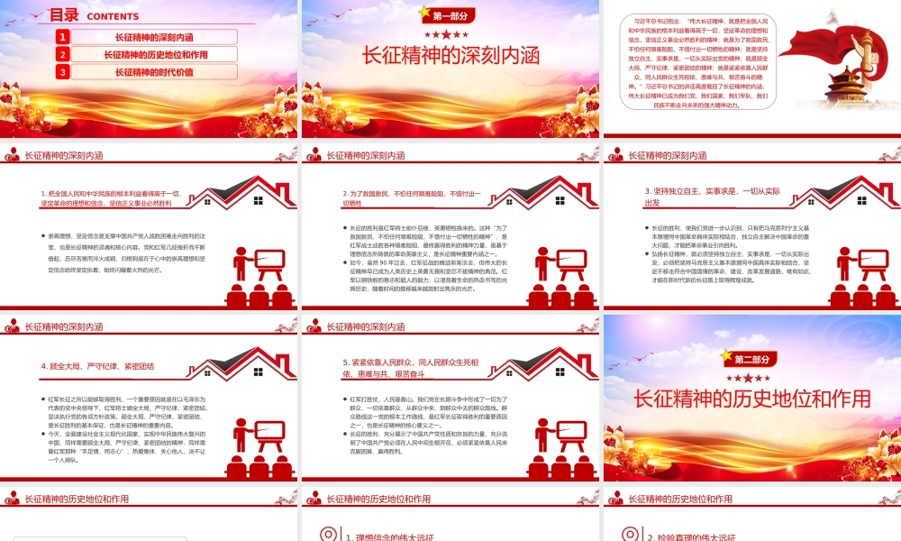 2025重温长征精神PPT中国精神系列党课课件.pptx