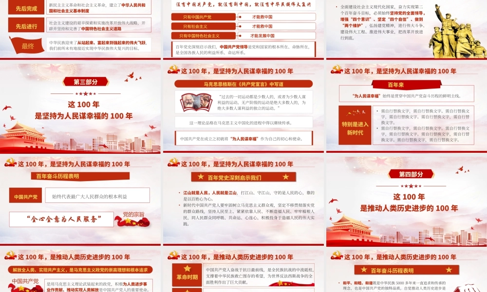 H2021383百年大党风华掠影.pptx
