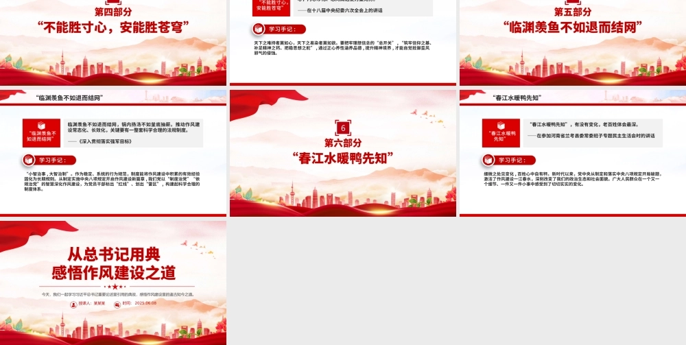 创意风从总书记用典感悟作风建设之道PPT党课课件.pptx