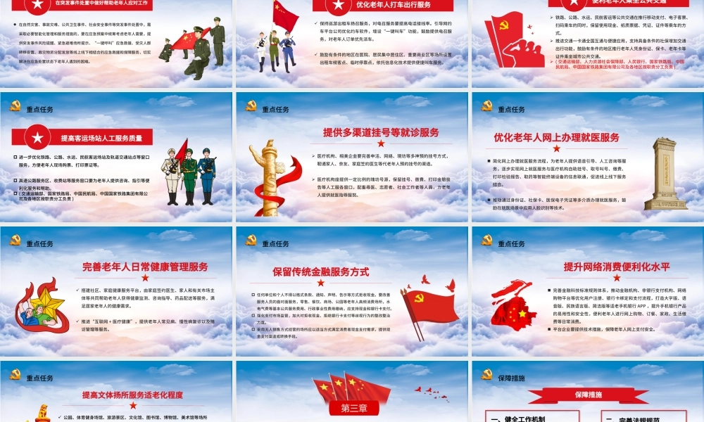 淡蓝简约党建风解决老年人运用智能技术苦难的解决方案.pptx