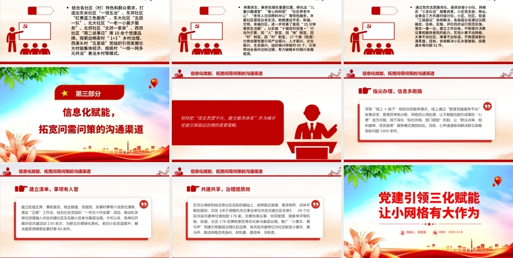 党建引领三化赋能让小网格有大作为PPT党建引领网格化管理机制基层治理专题课件.pptx