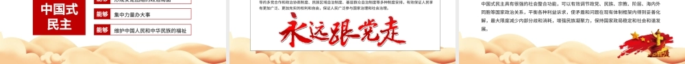 党政党建党课中国式民主为什么符合国情主题PPT模板1.pptx